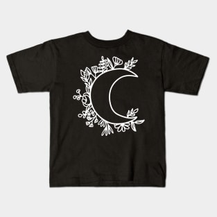 Moon Floral Kids T-Shirt